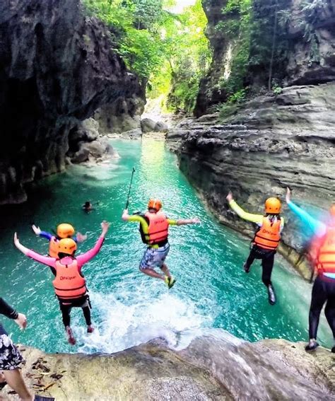 canyoneering palawan|Pescador Island and Kawasan Falls Canyoneering.